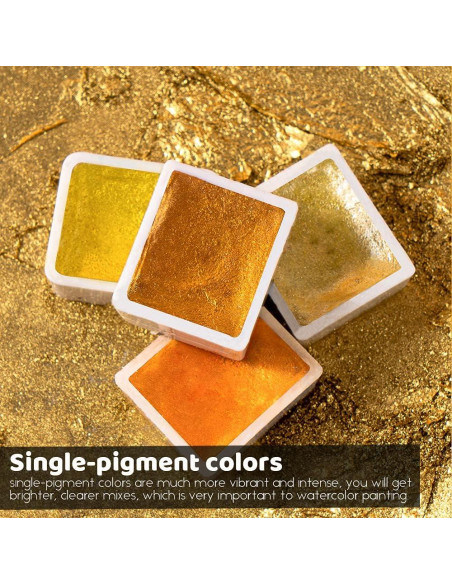 Set de 24 Pinturas Acuareladas Brillantes Paul Rubens