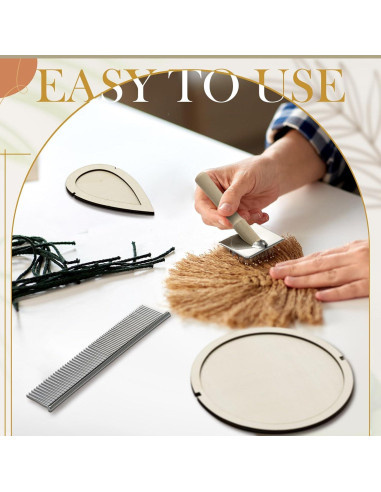 Kit de Macramé Teenyyou 11 Piezas Plantillas y Peines