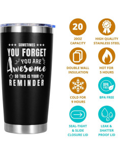 Cesta de Regalos para Hombres VTIVE - Set 6 Piezas con Taza 600ml 2