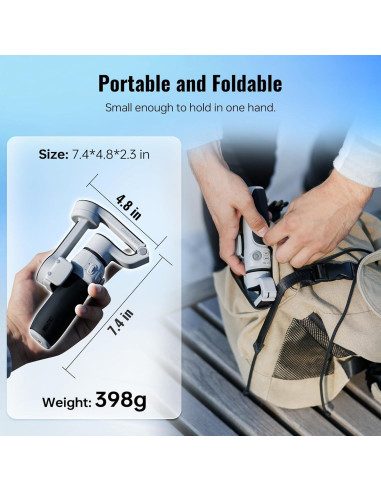 Estabilizador Gimbal ZHIYUN CINEPEER CQ5 para Smartphone