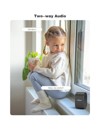 Cámara de Seguridad Celular Xega 4G Interior 2K IP66