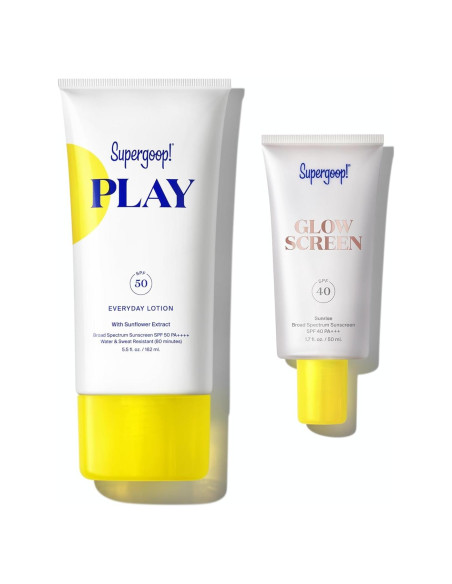 Supergoop! Protector Solar SPF 50 y Glowscreen SPF 40 - 121.2 ml
