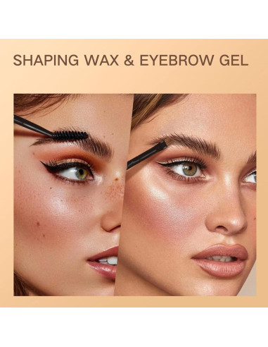 Kit de Maquillaje para Cejas UCANBE - Pomada y Gel Transparente
