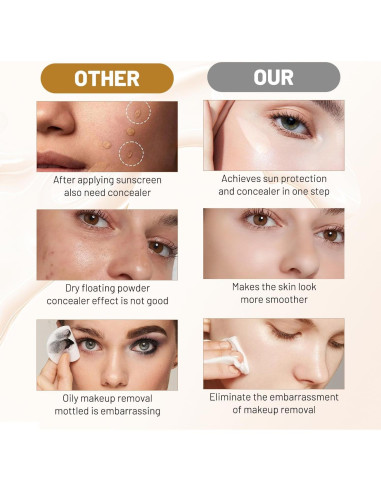 Base líquida 4-en-1 FÓLKI COSMETIC Natural 31.1 ml