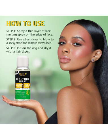 Spray Adhesivo para Pelucas WOZUTUNT 100 ml Fijación Fuerte