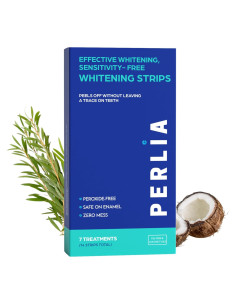 Tiras Blanqueadoras Perlia Sin Peróxido - 14 Tiras (7 Tratamientos)