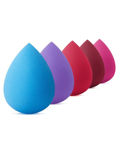 5 Esponjas de Maquillaje YUESHENNAN para Base Líquida y Polvo