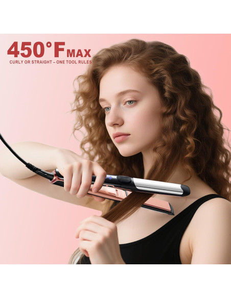 Plancha de Pelo SOKANY 1 Pulgada Iónica 2 en 1 Cerámica