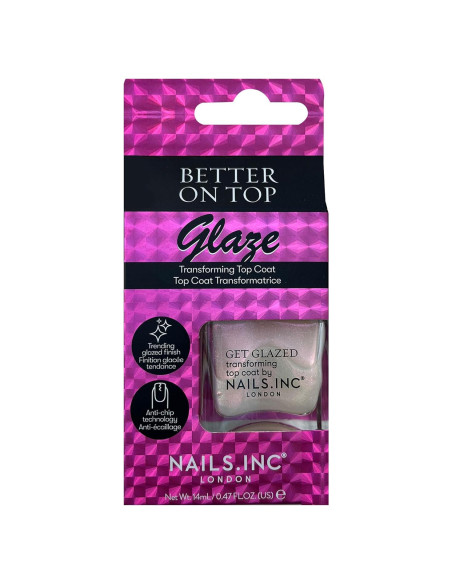 Capa Superior Brillante Nails Inc Mejor Encima 13.93 ml
