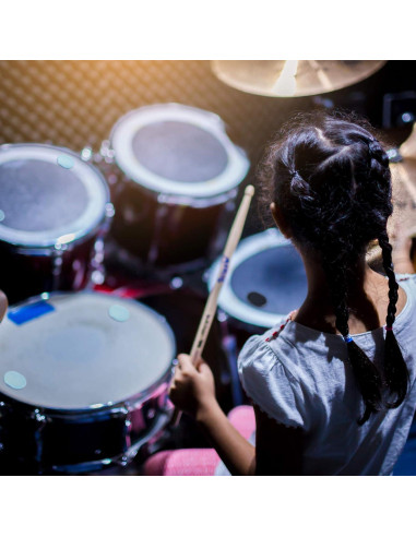 eBoot 48 Almohadillas de Gel para Tambores, Silencio y Control