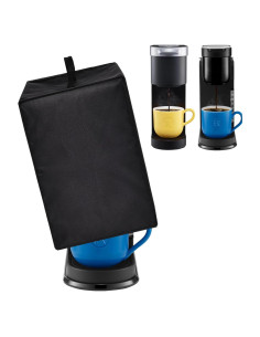 Cubierta de Polvo para Cafetera K-Mini Keurig Negra 34x14x31cm