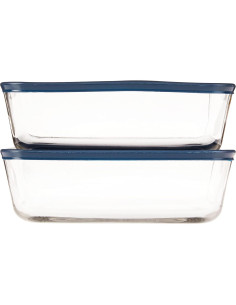 Contenedores de Almacenamiento de Vidrio Anchor Hocking 11 Tazas - Juego de 2 2