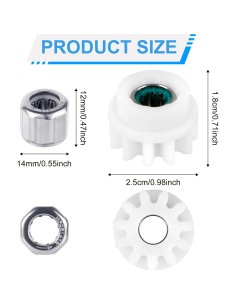 4 Piezas de Repuesto para Mopas Giratorias PEUTIER 2