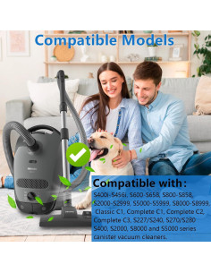 14 Bolsas de Aspiradora Bluearks FJM Airclean + 8 Filtros 2