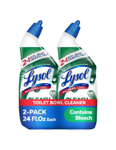 Limpiador de Inodoro Lysol Gel con Blanqueador 24oz Pack 2