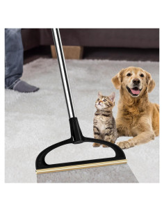 Rastrillo para Alfombra TOSMAL Ajustable 63.5-142 cm Pelo Mascotas