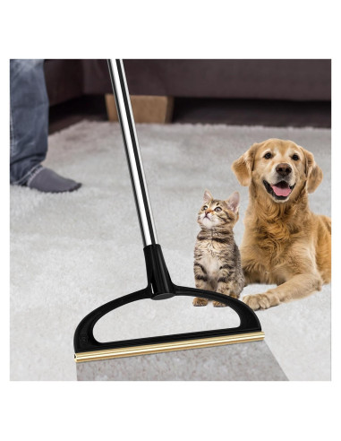 Rastrillo para Alfombra TOSMAL Ajustable 63.5-142 cm Pelo Mascotas