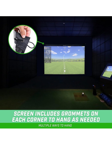 Pantalla de Impacto GoSports para Simulador de Golf 3,05x2,13m