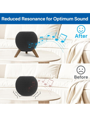Soporte de Altavoz de Madera Aiweiwa para HomePod Mini