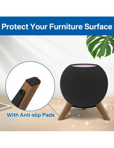 Soporte de Altavoz de Madera Aiweiwa para HomePod Mini