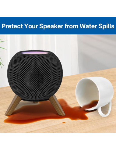 Soporte de Altavoz de Madera Aiweiwa para HomePod Mini