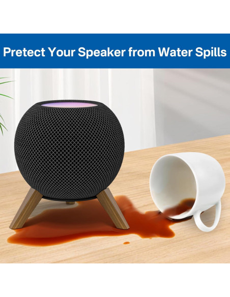 Soporte de Altavoz de Madera Aiweiwa para HomePod Mini