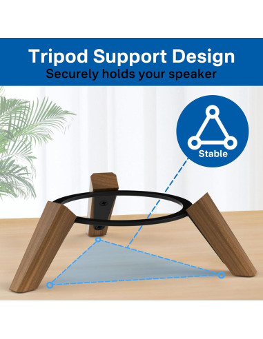 Soporte de Altavoz de Madera Aiweiwa para HomePod Mini