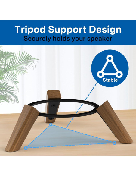 Soporte de Altavoz de Madera Aiweiwa para HomePod Mini