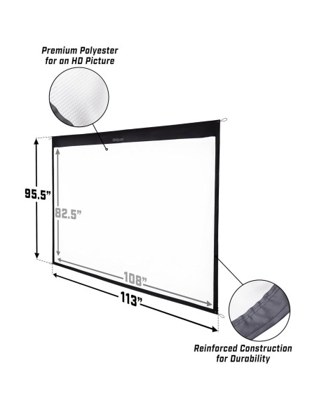 Pantalla de Impacto GoSports para Simulador de Golf 3,05x2,13m