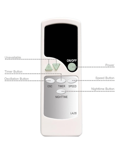 Control Remoto Lasko 2033685 2033686 T48335 T48337