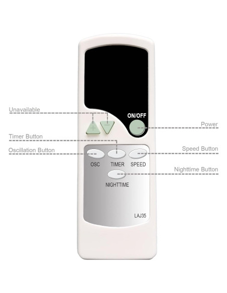 Control Remoto Lasko 2033685 2033686 T48335 T48337