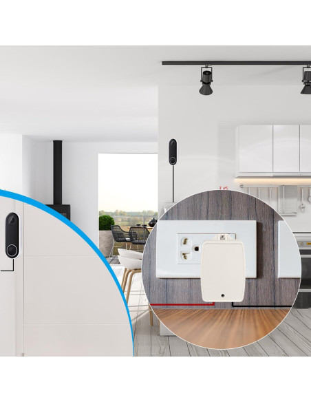 Transformador de pared 24V 50VA WUYELIN para timbres y termostatos