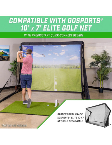 Pantalla de Impacto GoSports para Simulador de Golf 3,05x2,13m
