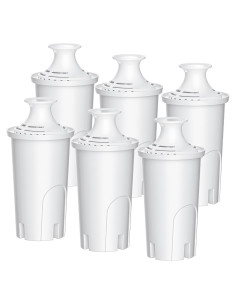Filtro de Agua Brita WSKFDTI, Paquete de 6, Reduce Cloro y Sabor