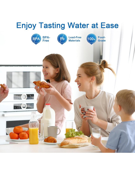 Filtro de Agua Brita WSKFDTI, Paquete de 6, Reduce Cloro y Sabor