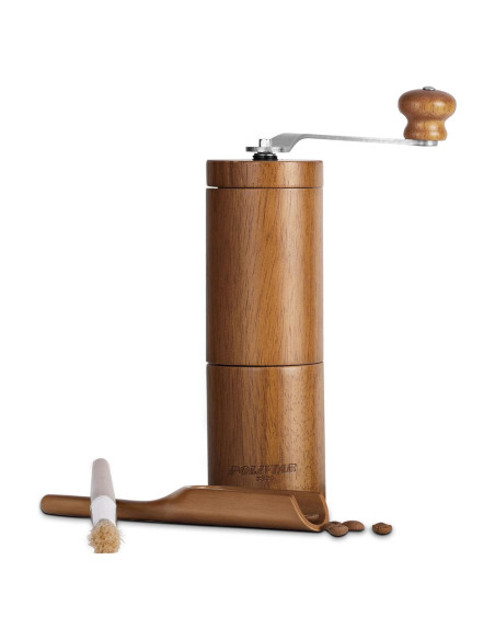 Molinillo de Café Manual POLIVIAR JX2022-CG10 Madera 0.69kg Molinillo de Café Manual POLIVIAR JX2022-CG10 Madera 0.69kg