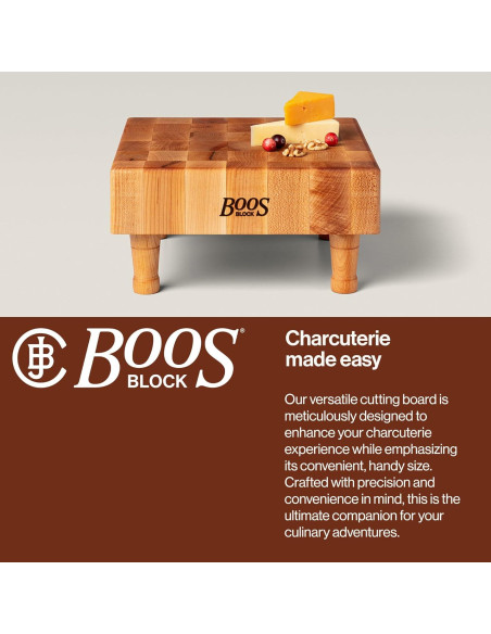 Tabla de Cortar Cuadrada de Madera de Arce John Boos 30.48cm