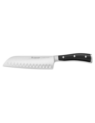Cuchillo Santoku 18 cm Wüsthof Classic Ikon Borde Hueco