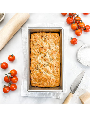 Juego de 2 Moldes para Pan USA Pan 1 Libra Acero Aluminizado