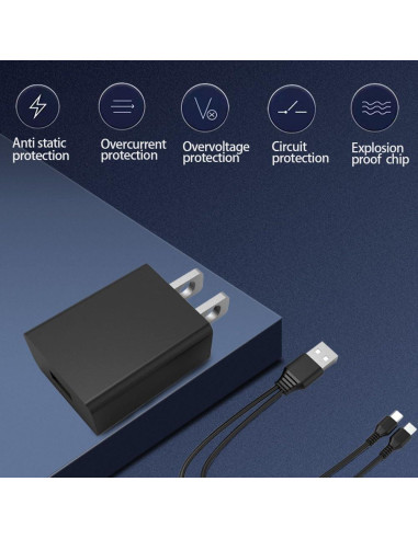 Cargador 10W Etekcity JISUSU Arboleaf KOIOS USB C 1.5m