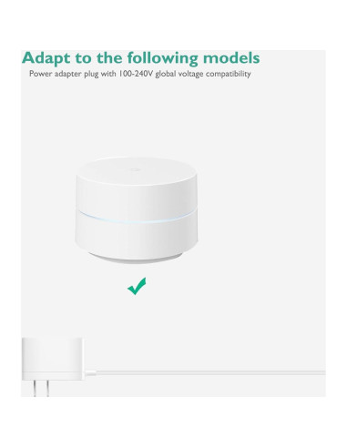 Cargador Lnauy 5V 3A Compatible con Google Mesh y NLS-1304-25