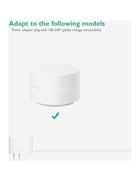 Cargador Lnauy 5V 3A Compatible con Google Mesh y NLS-1304-25