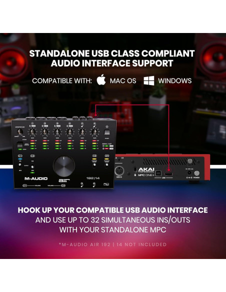 Akai Professional MPC One+ Máquina de Ritmos con WiFi y Bluetooth