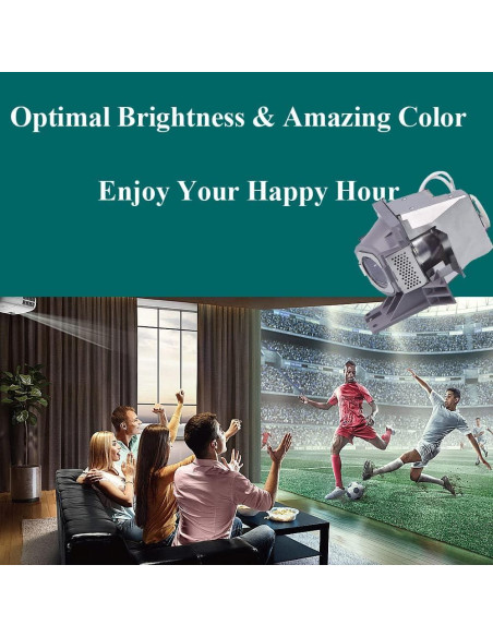 Bombilla de Lámpara de Reemplazo RANETLIO 240W para Proyectores BENQ