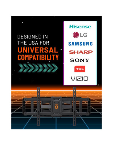 Soporte de Pared para TV ECHOGEAR MaxMotion 42" a 90"