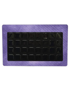 Piel de Fibra de Carbono MightySkins para Elgato Stream Deck XL - Aerógrafo Púrpura
