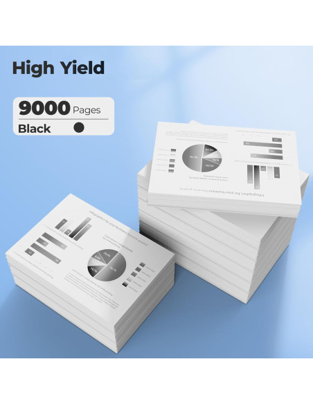 Botellas de recarga de tinta negra 542 Topcolor - 2 unidades