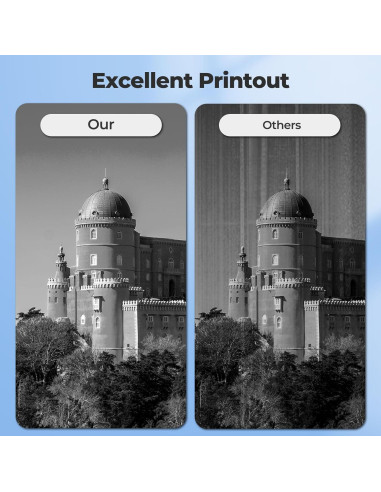 Botellas de recarga de tinta negra 542 Topcolor - 2 unidades