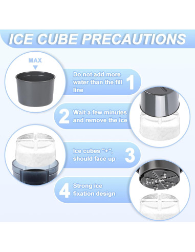 Accesorio Raspador de Hielo KitchenAid Aooaid 8 Moldes