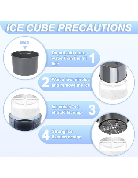 Accesorio Raspador de Hielo KitchenAid Aooaid 8 Moldes